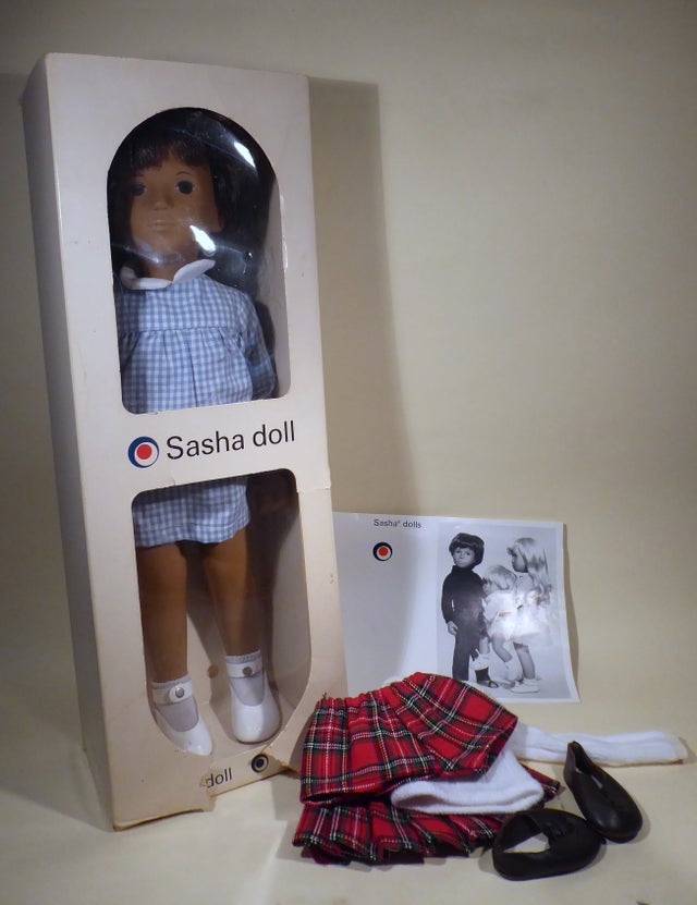 Sasha Brunette Doll with Outfits
